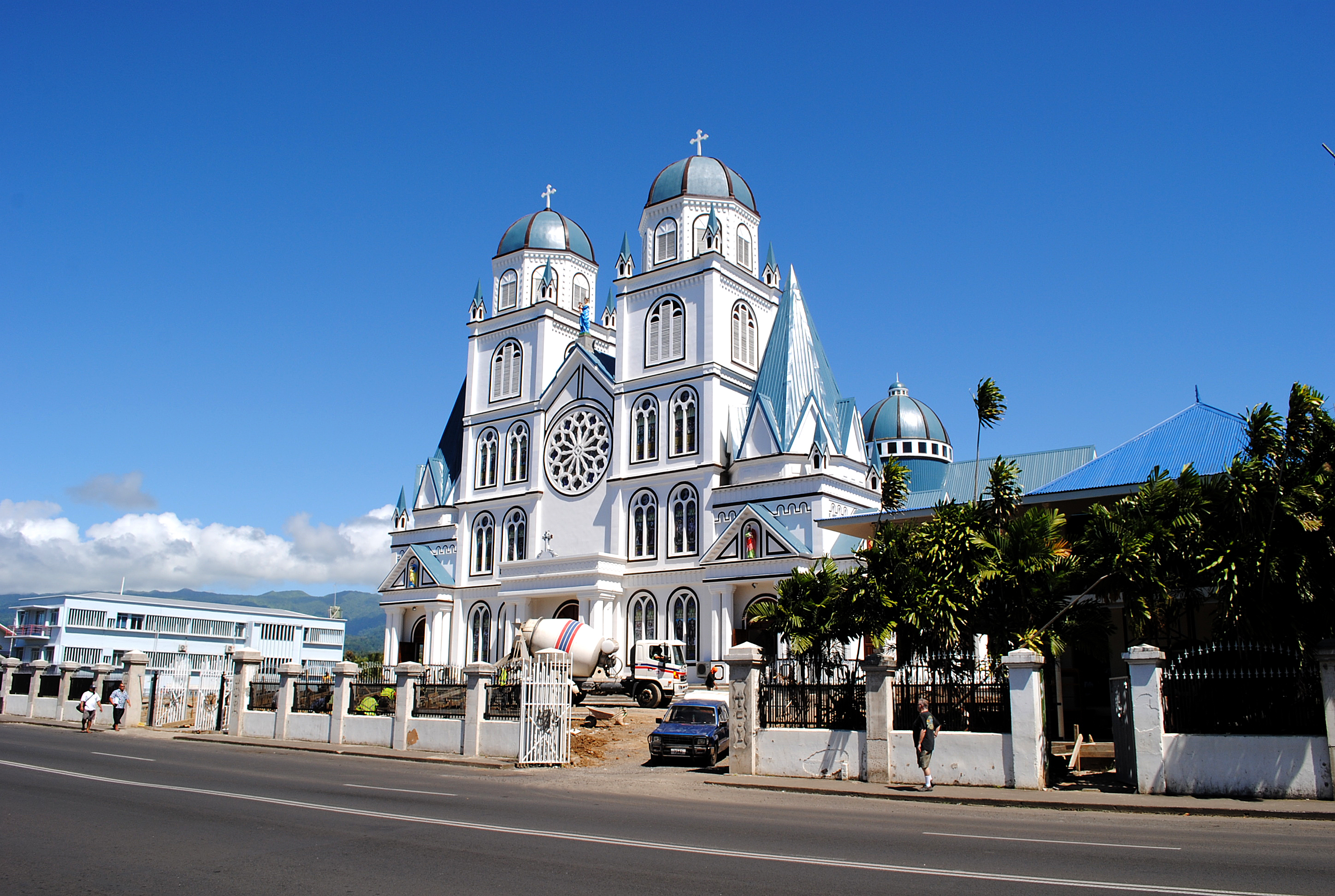 Apia på Samoa har en sjarmerende atmosfære