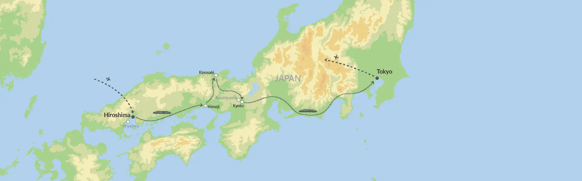 Tæt På Japansk Kultur Og Historie Med Tog Map