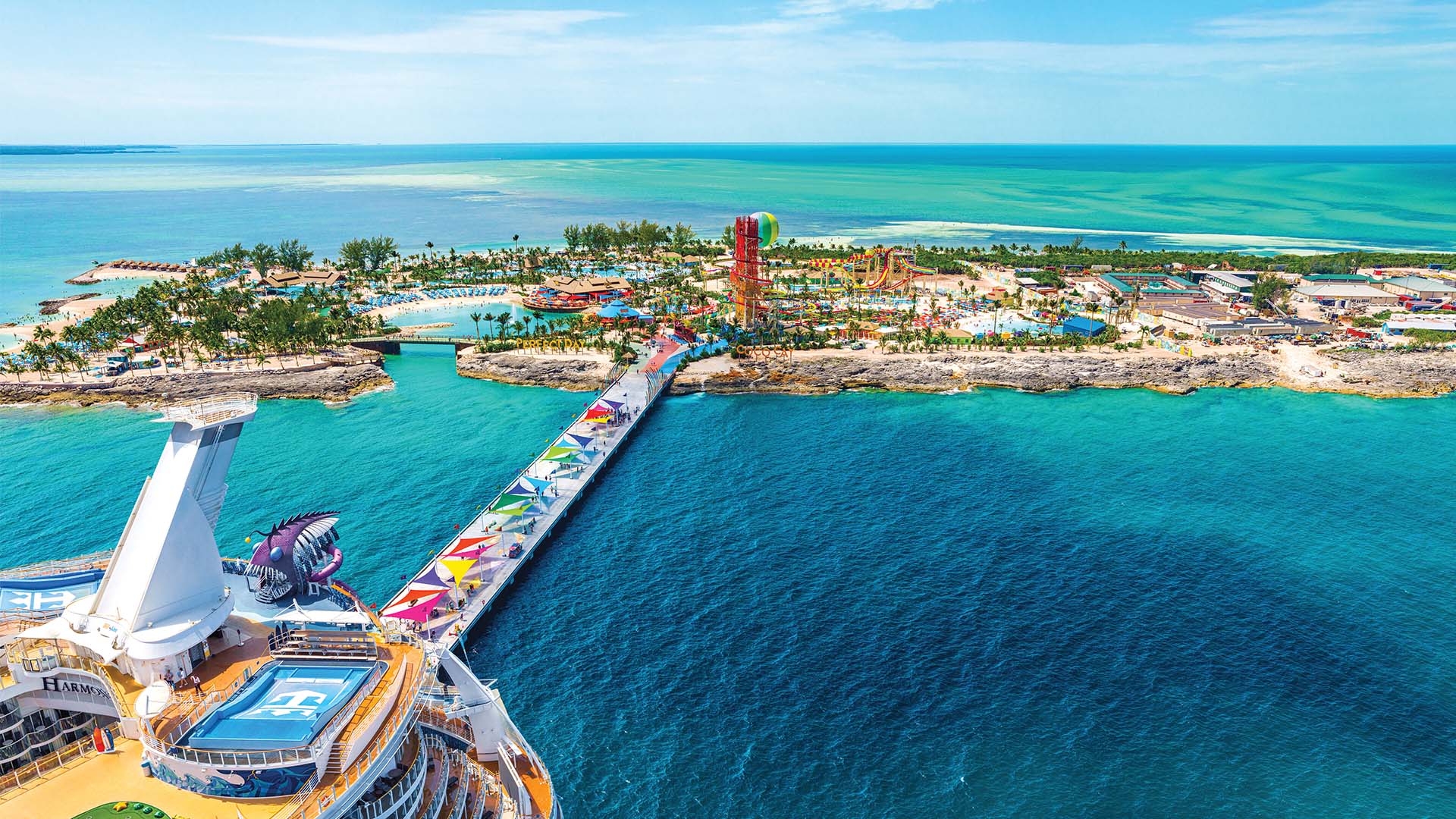 Perfect Day at CocoCay er Royal Caribbeans private øy på Bahamas
