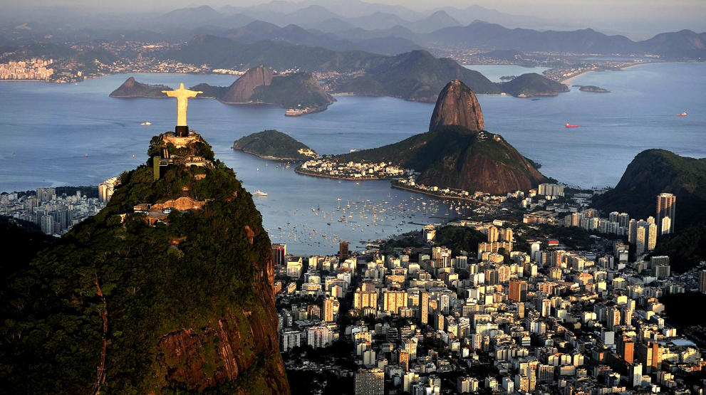 Rio de Janeiro med både Corcovado og Sugarloaf Hill
