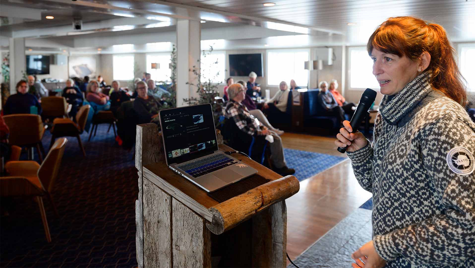 Delta på spennende ekspert-foredrag på Hurtigruten | Foto: Steffen Kirschner