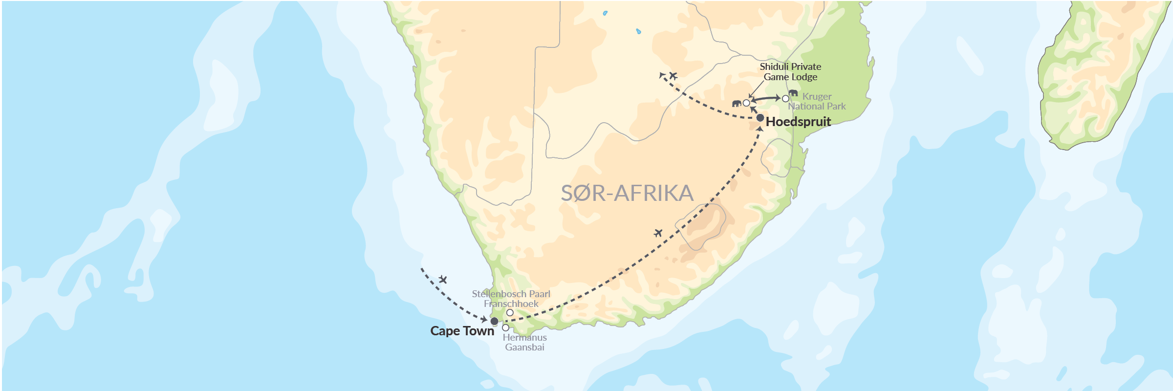 80208 Cape Town, Vinlandet & Safari