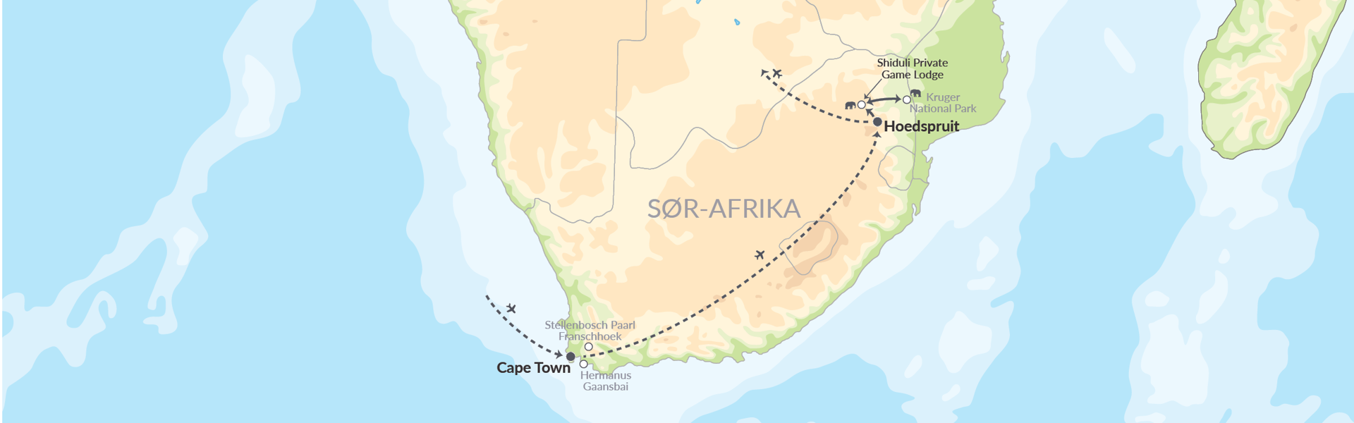 80208 Cape Town, Vinlandet & Safari