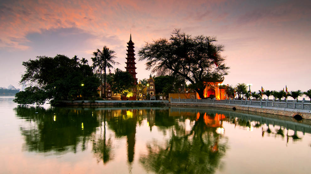 Tran Quoc pagoden i Hue - Reiser til Vietnam