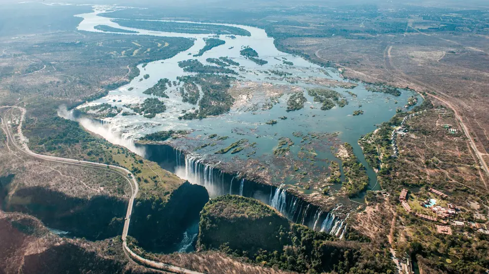 Legendariske Victoria Falls