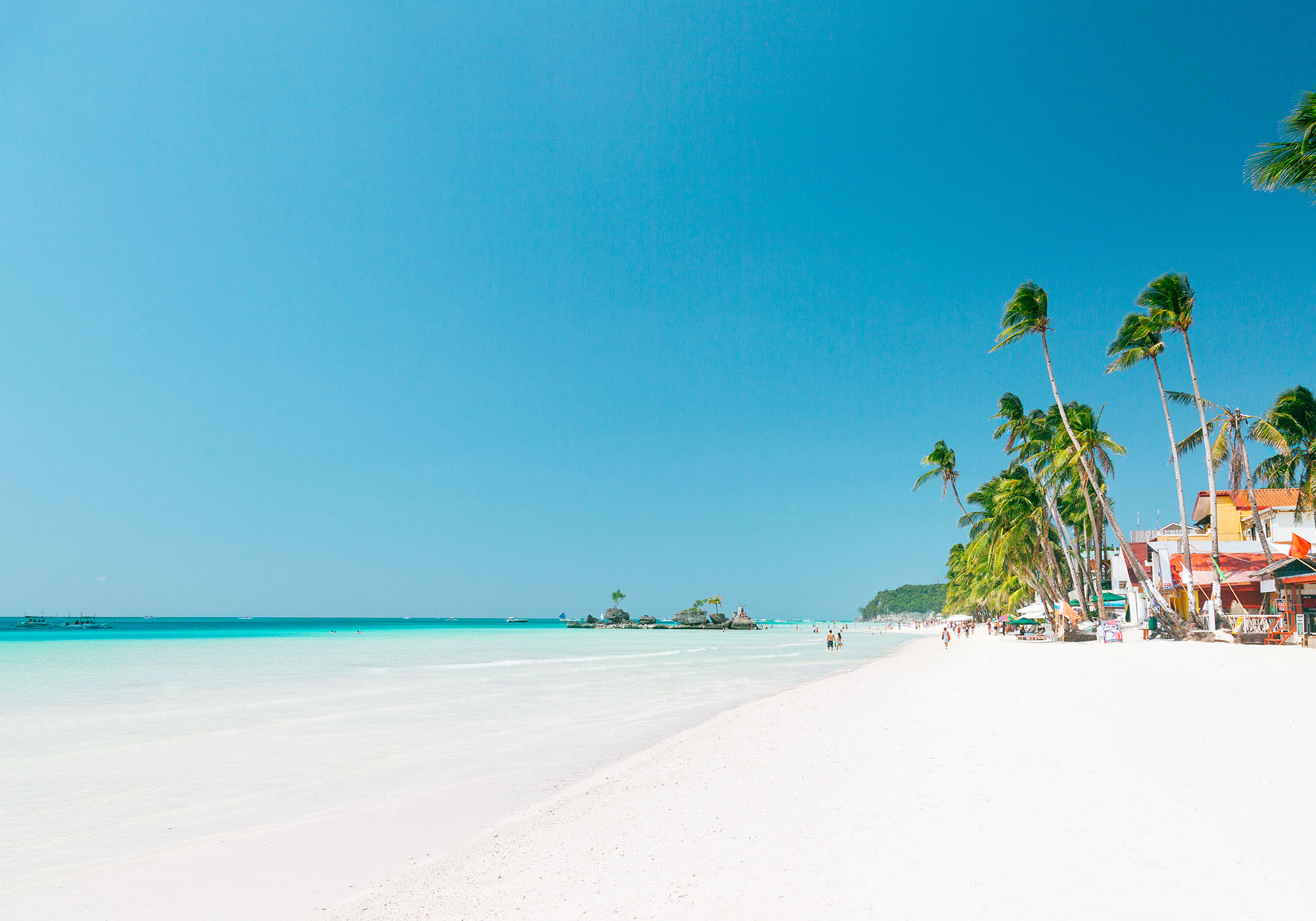 Opplev de kritthvite sandstrendene på Boracay