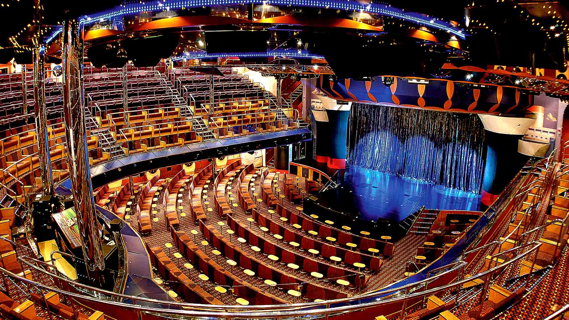 Teatersalen på Costa Fortuna