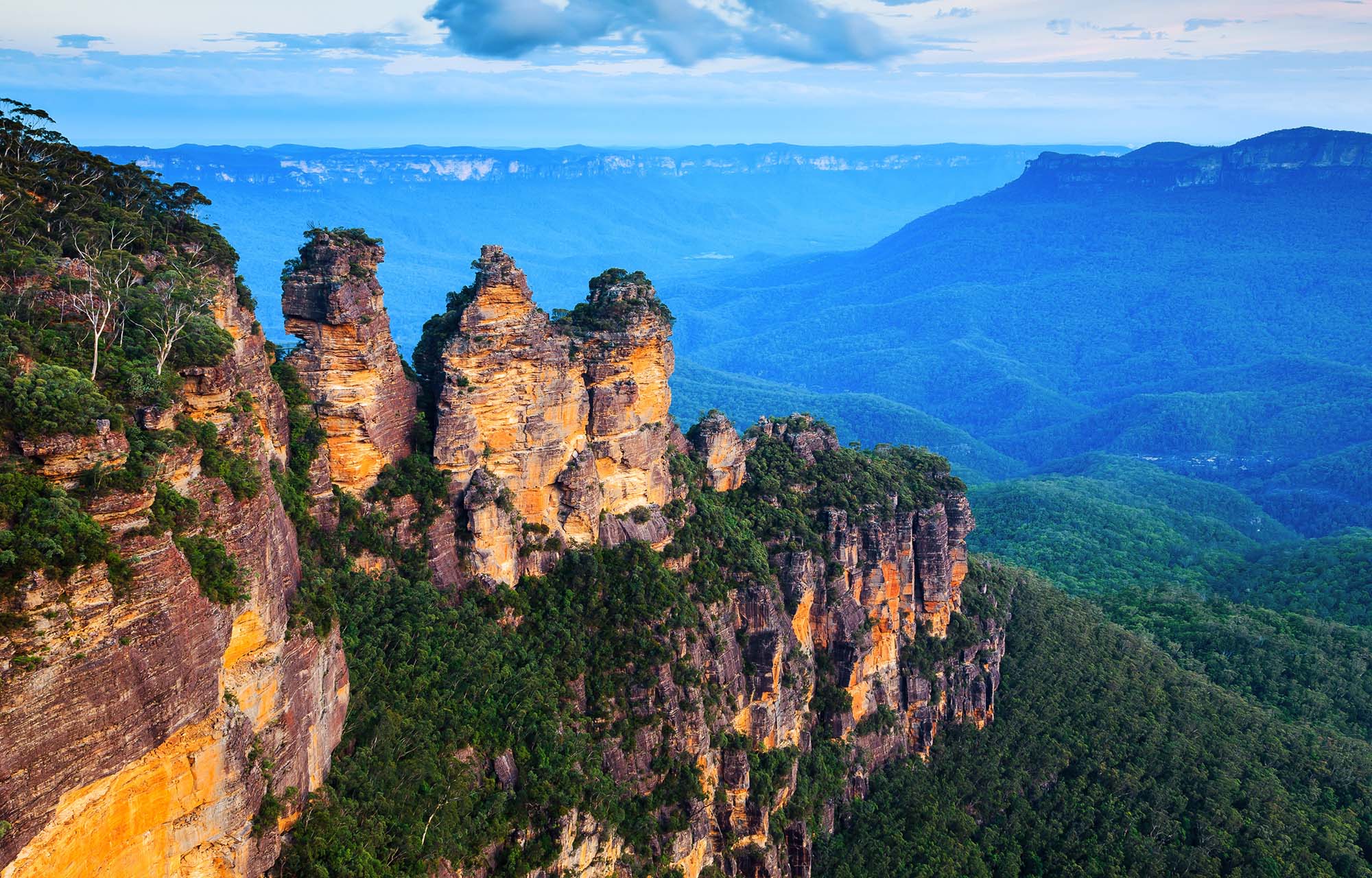 Blue Mountains ligger bare et par timers kjøretur fra Sydney