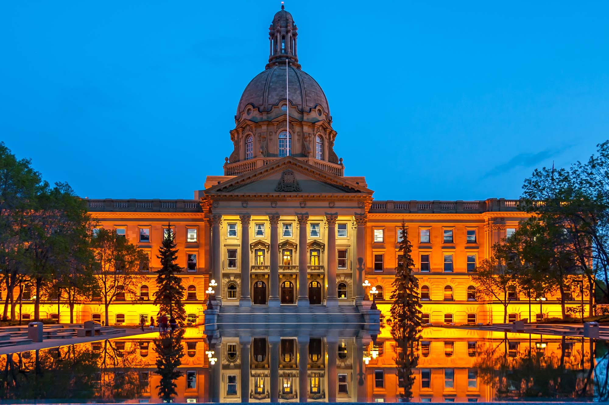  Alberta Legislature Building er en av attraksjonene i byen