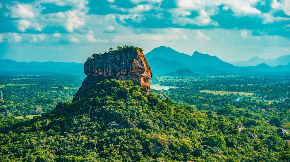 Det gamle klippefortet Sigiriya