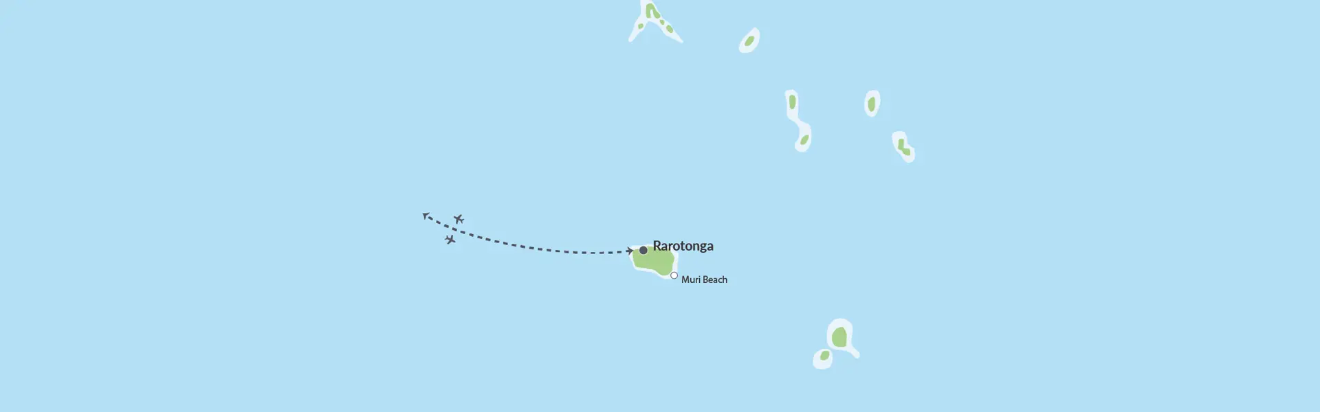 DK Sol Og Strand På Rarotonga I Cook Islands