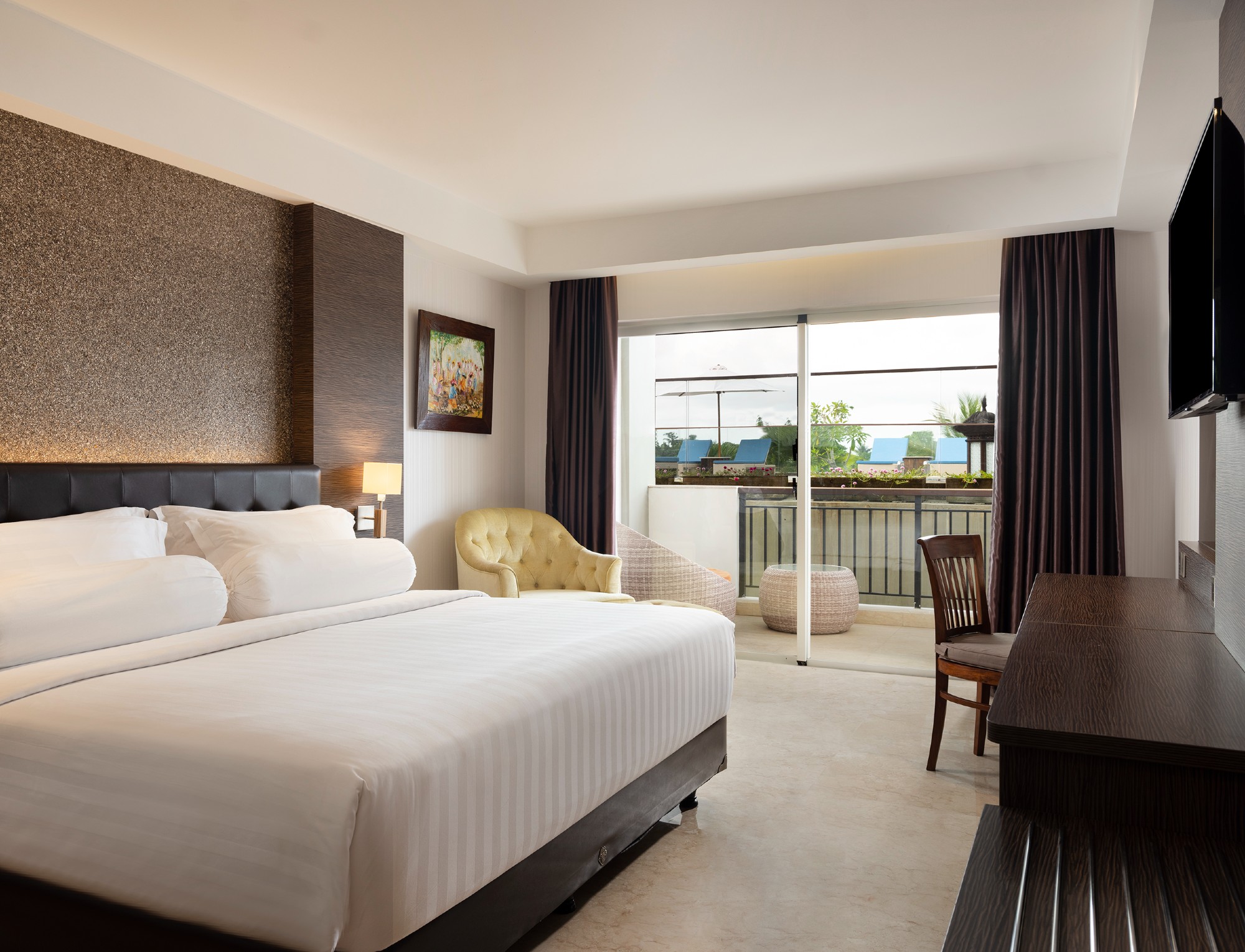 Deilige De-luxe rom på Sthala Resort i Ubud