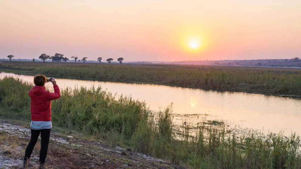 Utsikt over Chobe-elva