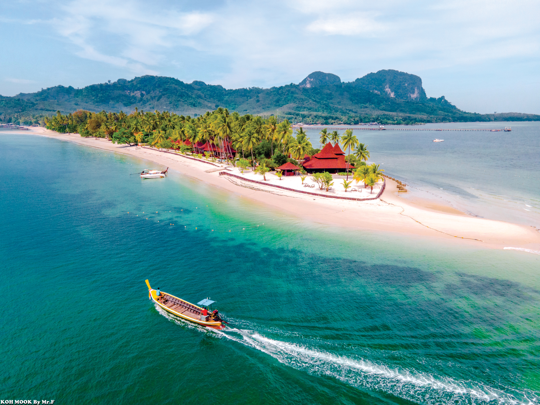 Sivalai Beach Resort på Koh Mook har en helt fantastisk beliggenhet!