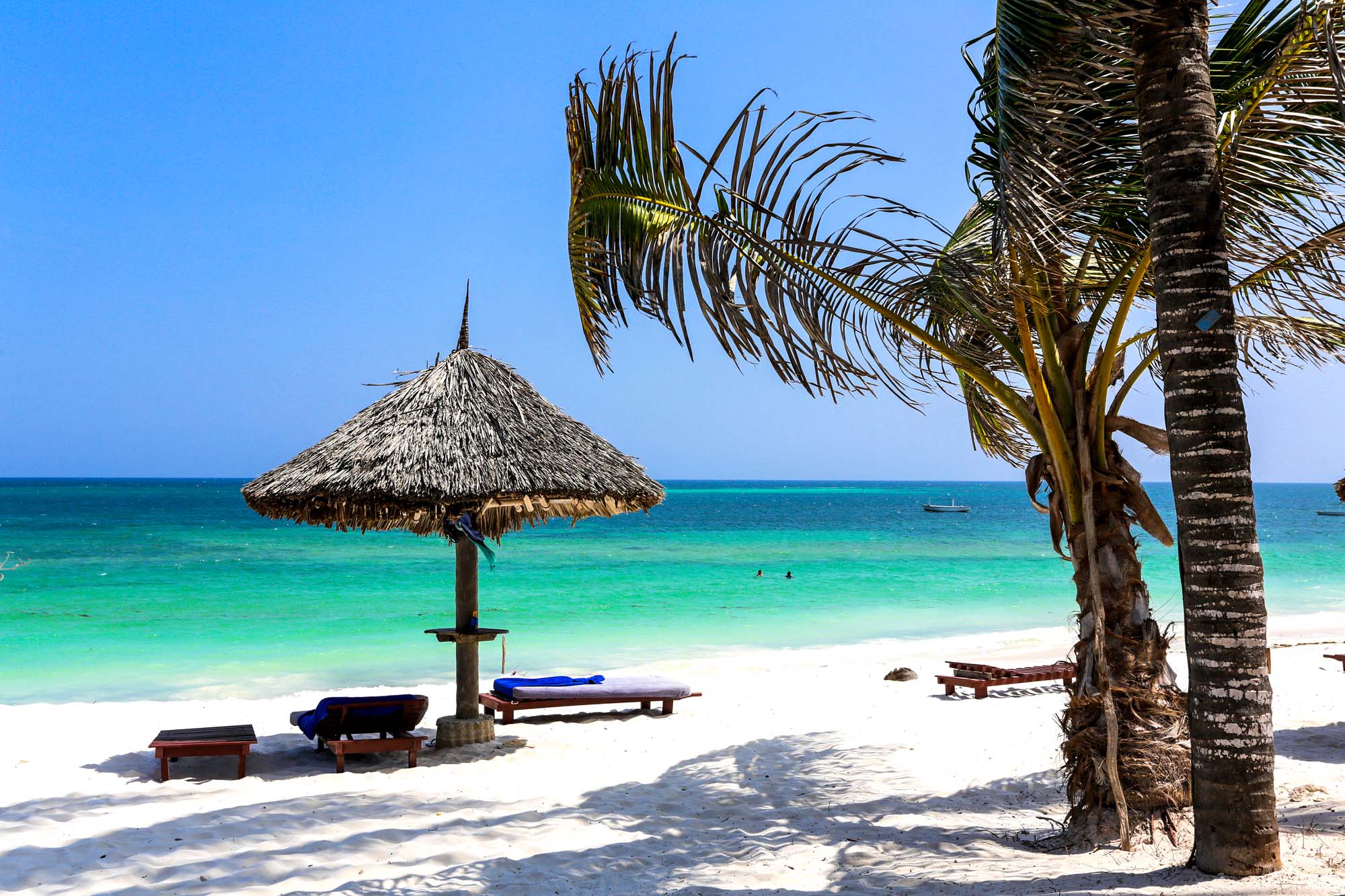 Gjør deg klare for å slappe av på Diani Beach ut mot Det indiske hav