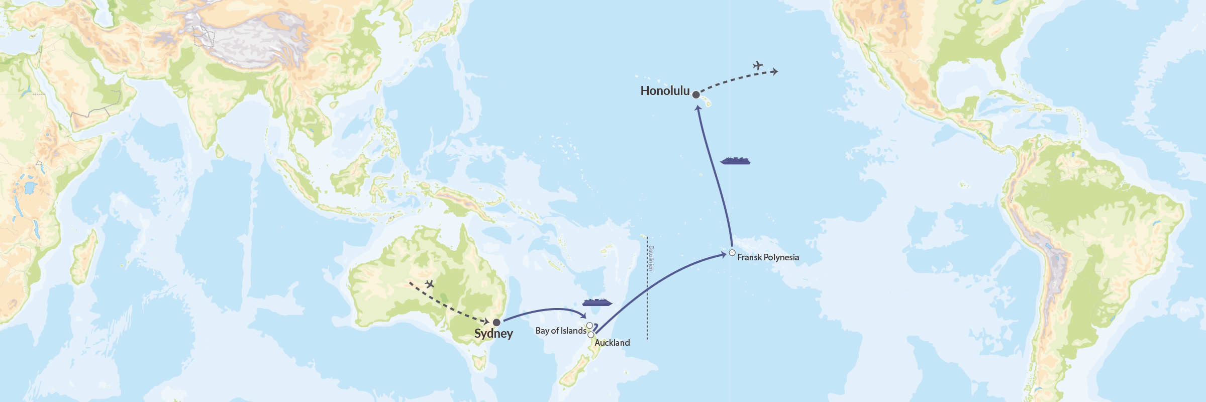 NO Celebrity Edge 16APR26 Luksuscruise Fra Sydney Til Hawaii Via Fransk Polynesia