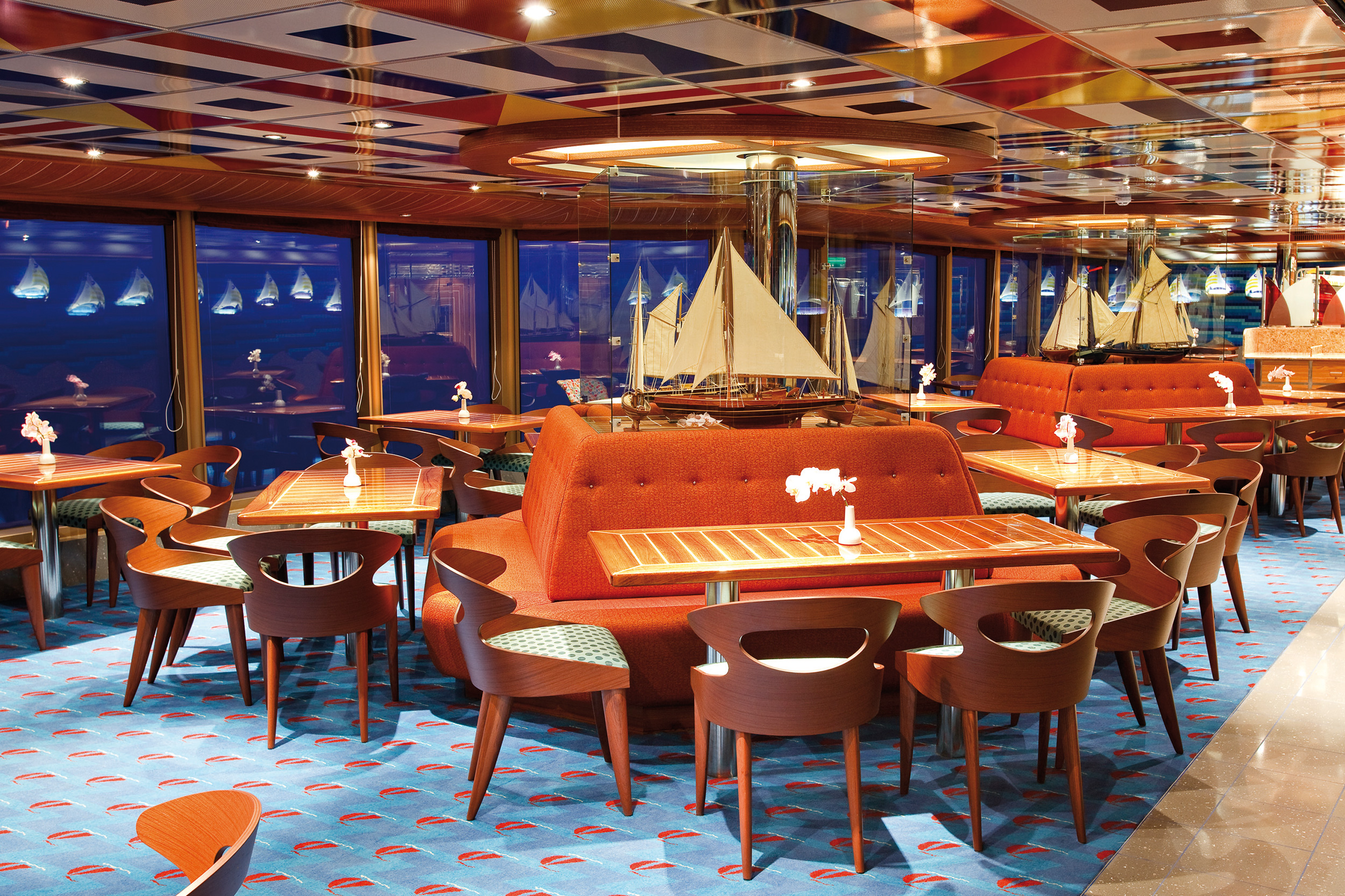 Buffetrestauranten, Ristorante Buffet Muscadins, på Costa Deliziosa