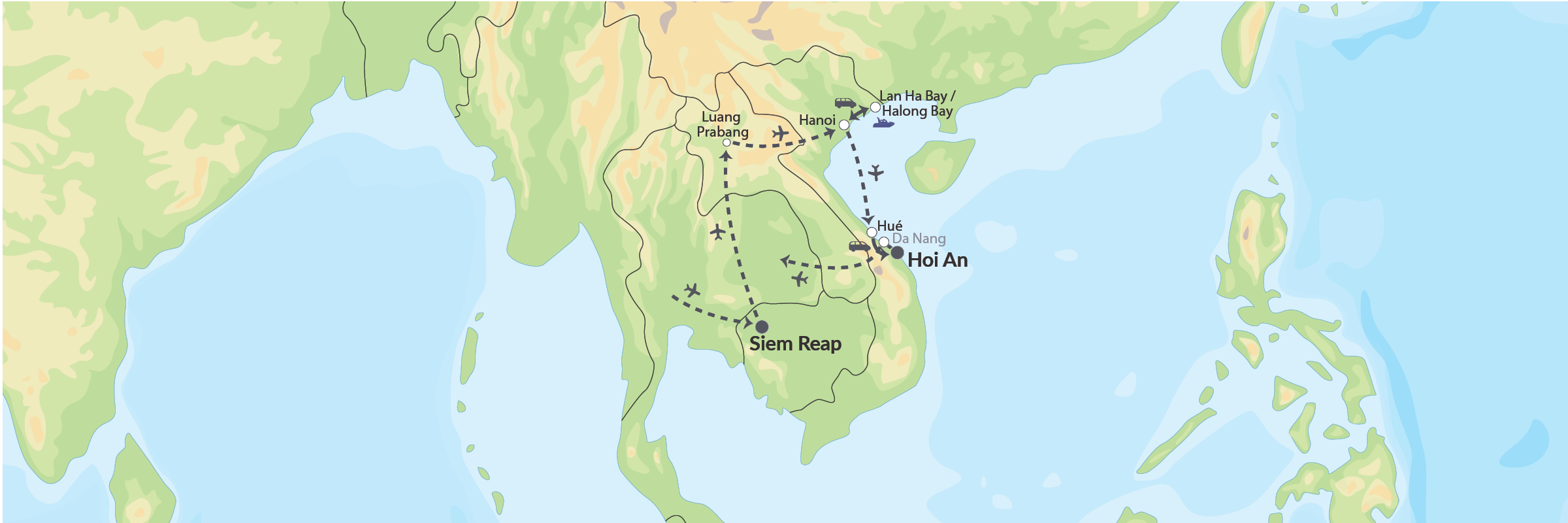 68719 Rundrejse Til Indokinas Højdepunkter
