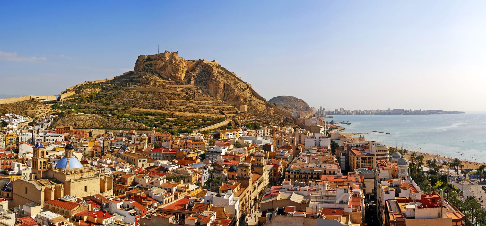 Utforsk Alicante og nyt utsikten fra Castillo de Santa Bárbara