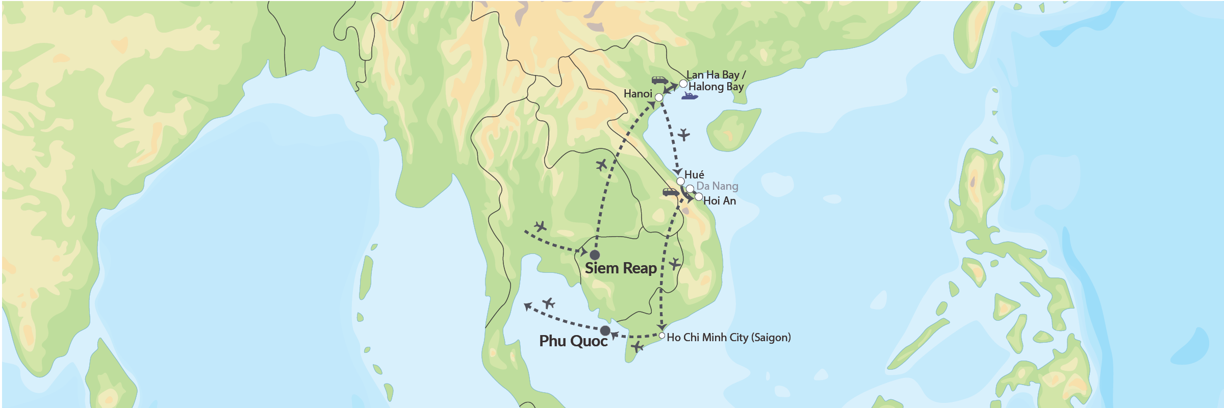 70677 Cambodia & Vietnam Inkl