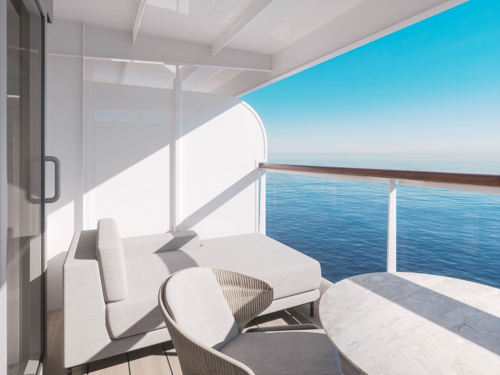 Nyt solen eller spis frokost på den private terrassen din