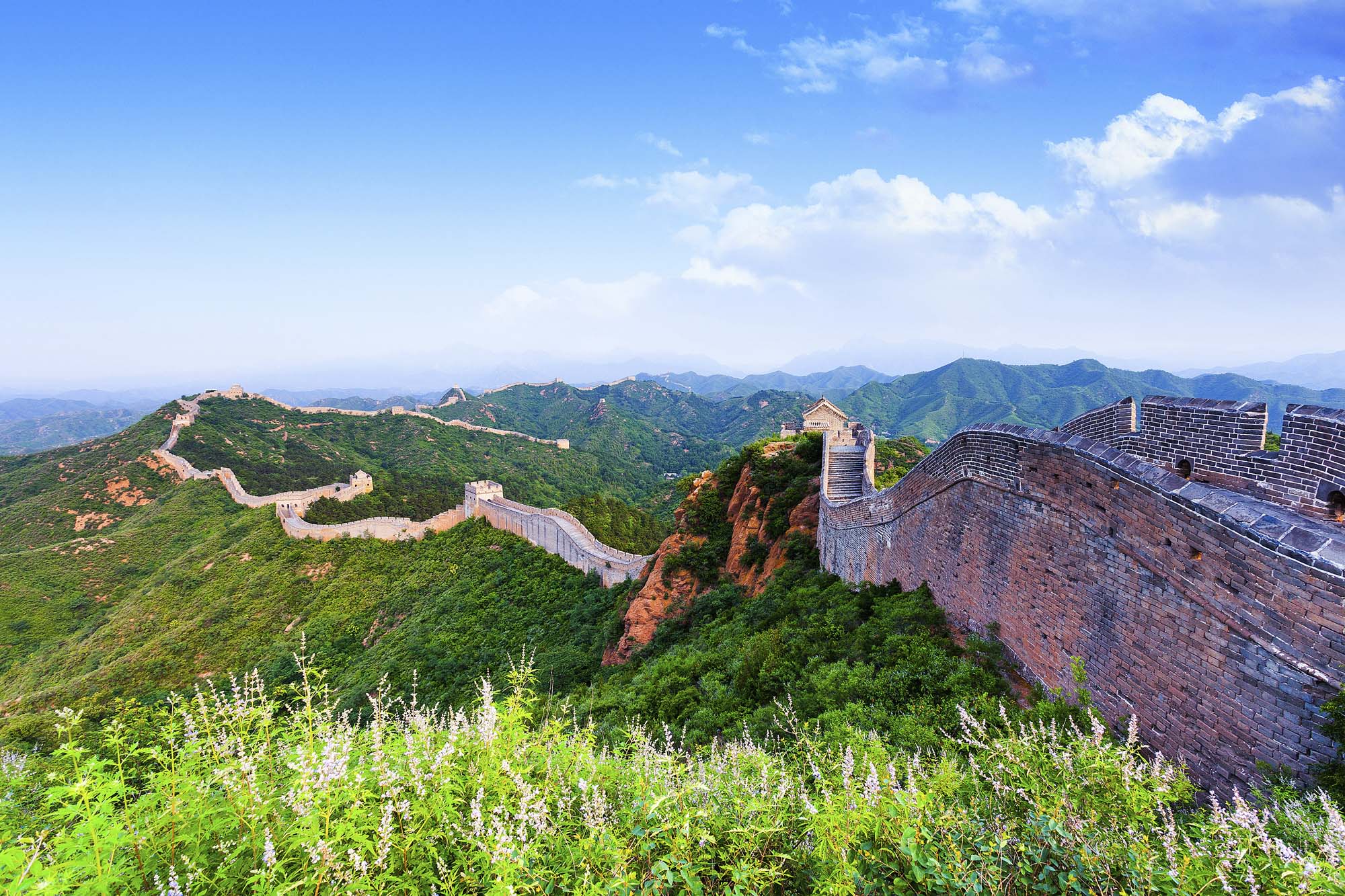Den kinesiske mur i Kina 