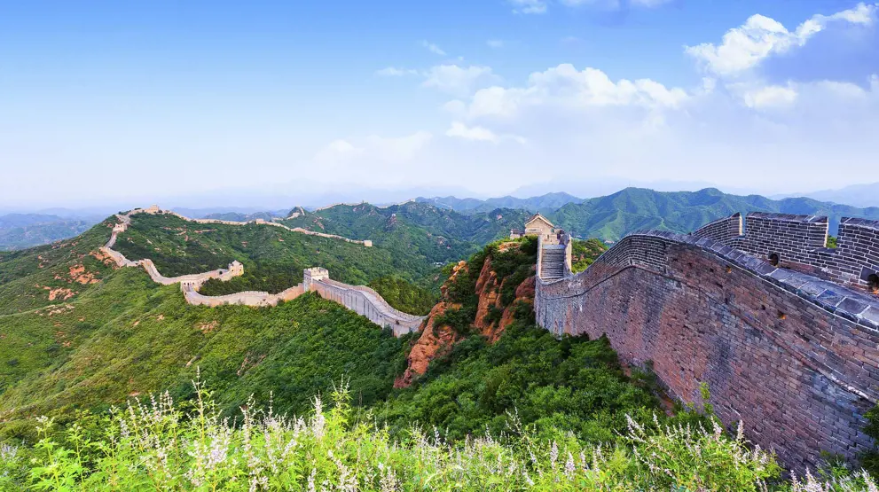 Den kinesiske mur i Kina