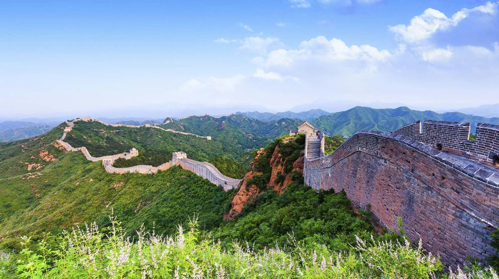 Den kinesiske mur i Kina 