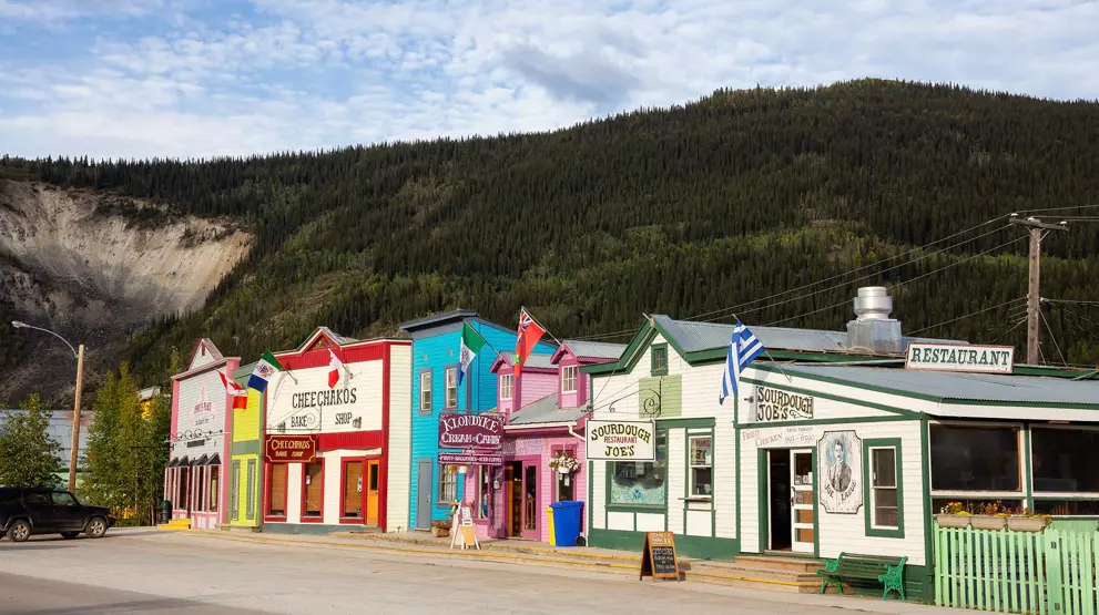 Dawson City var hovedstedet for gullfeberen i 1898
