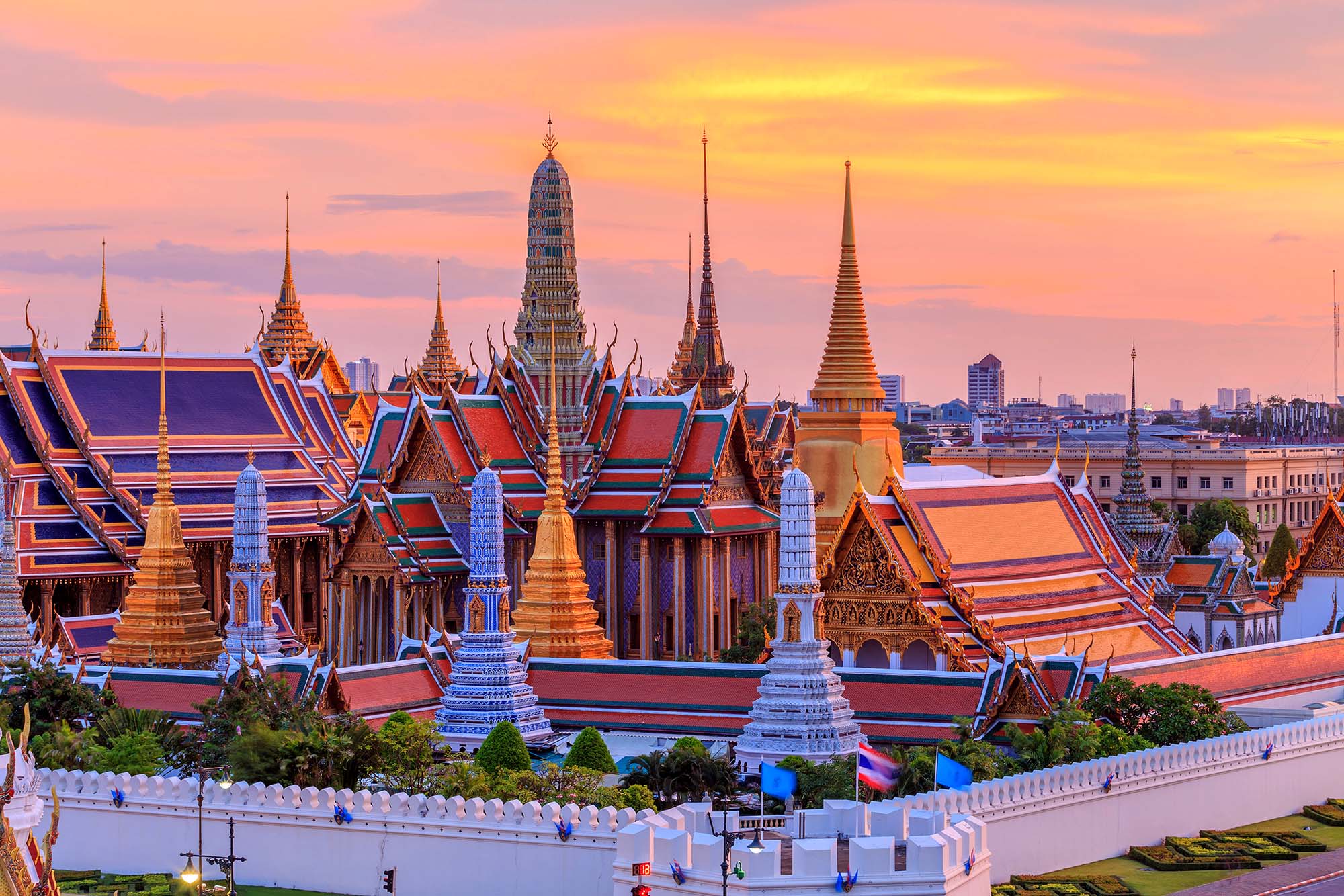 Temple of the Emerald of Buddha i Bangkok