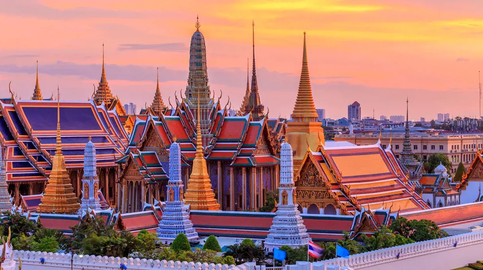 Temple of the Emerald of Buddha i Bangkok