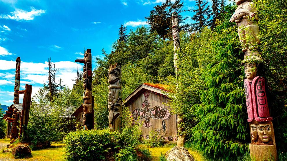 Totempæler i Ketchikan, Alaska