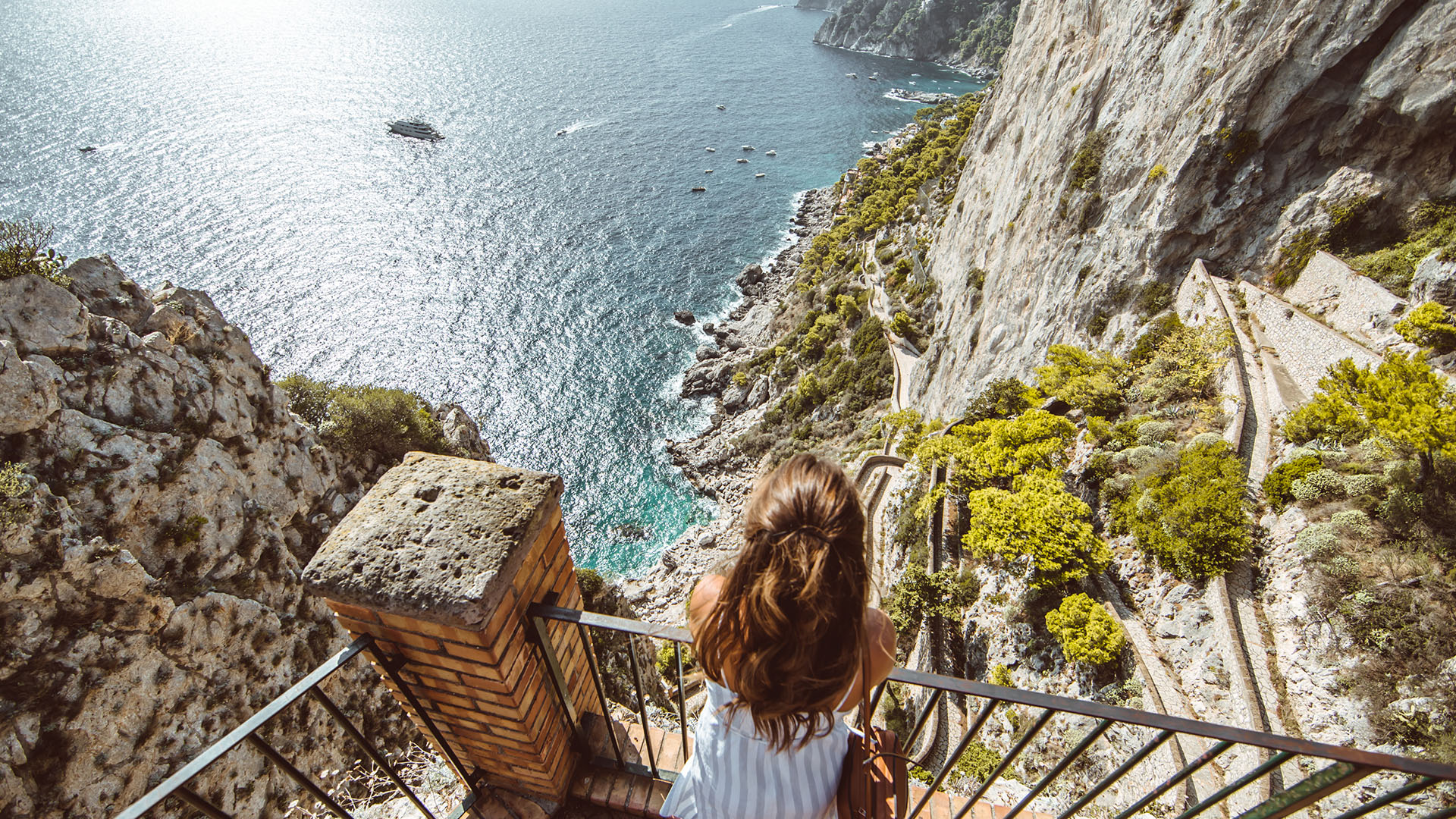 Turen går langs den fine italienske vestkysten