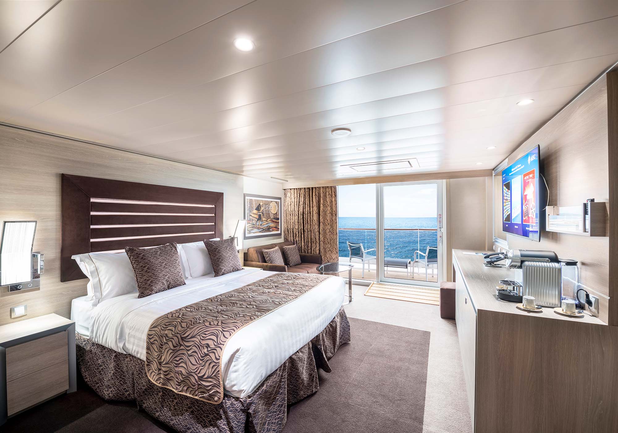 Fine lugarer på MSC Euribia