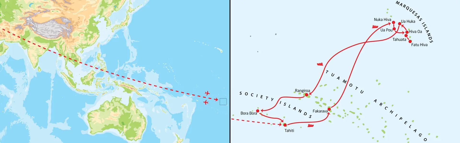 Cruise I Fransk Polynesia