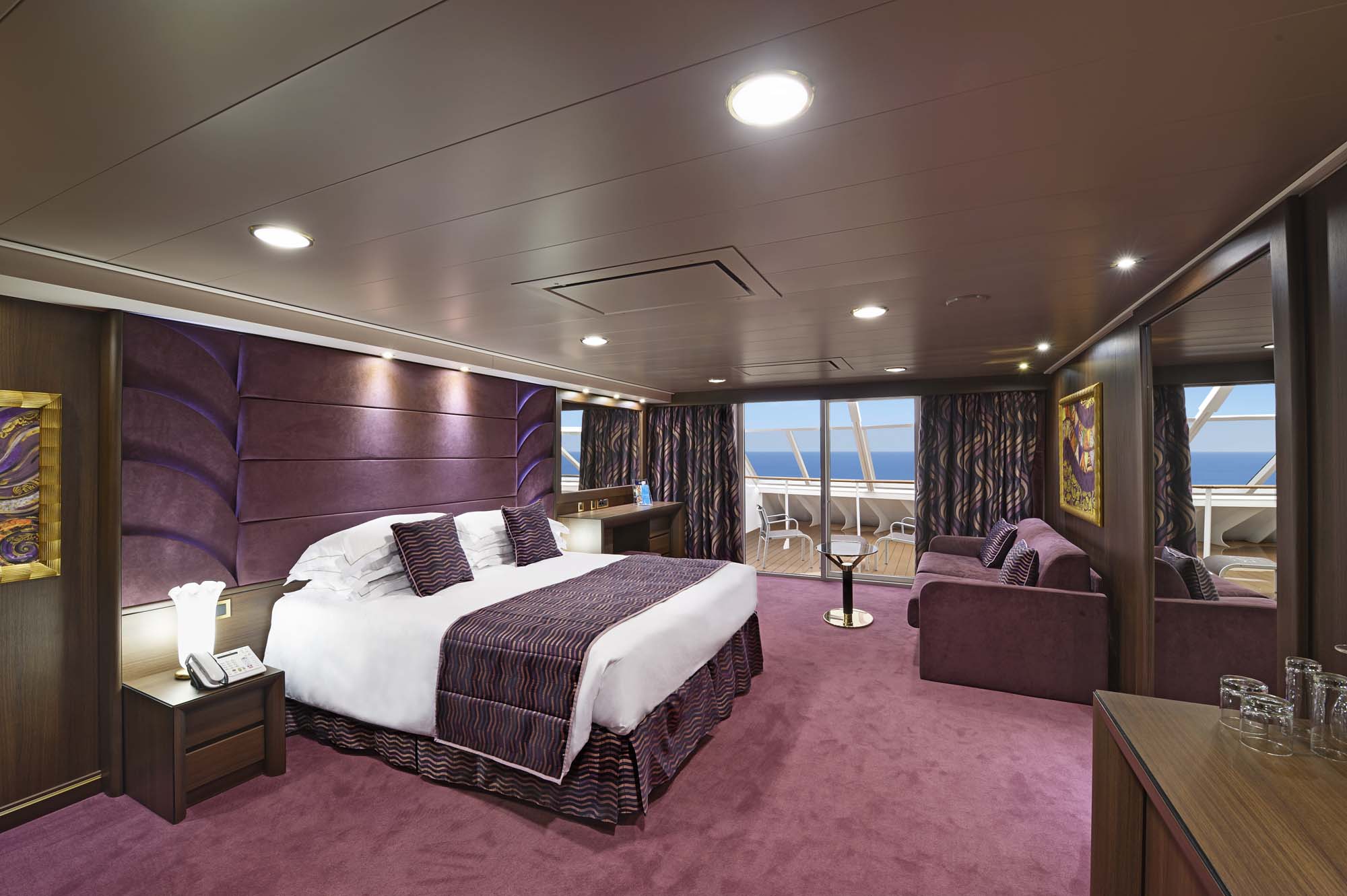 Eksempel på MSC Yacht Club Deluxe Suite