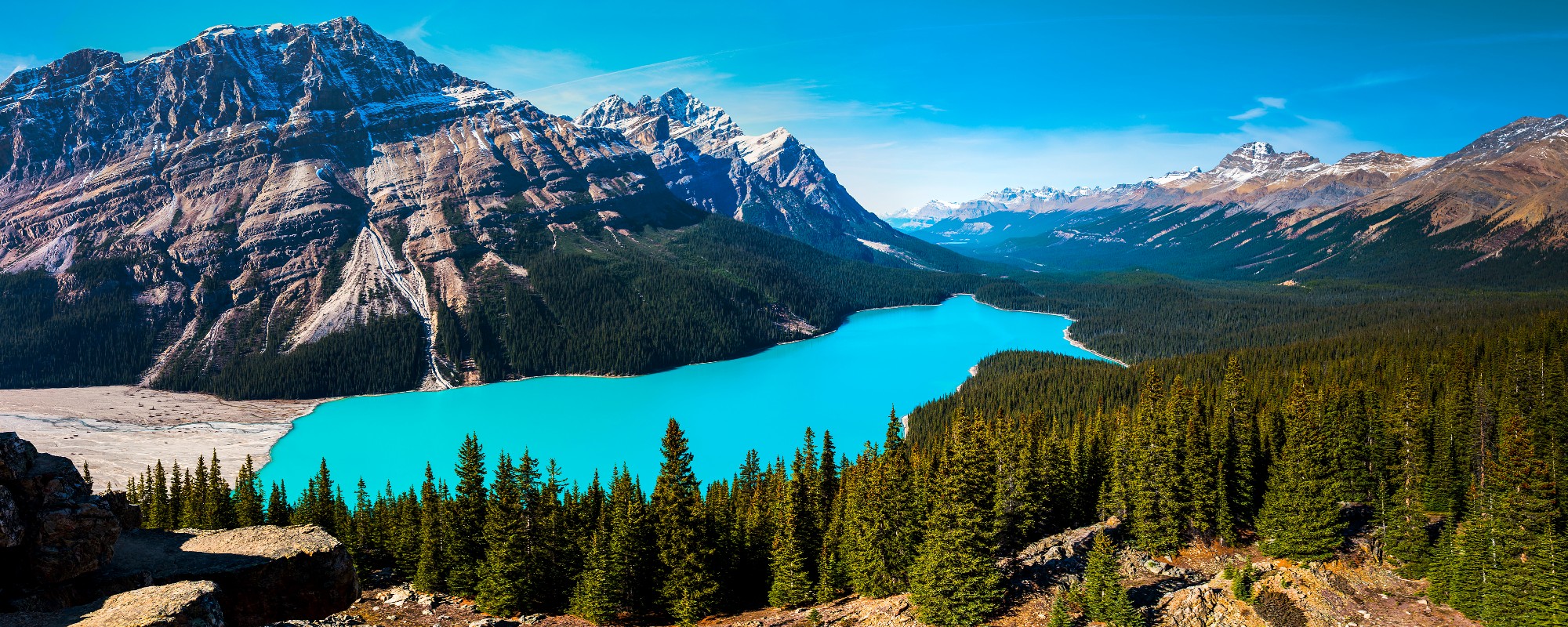 Peyto Lake, Icefields Parkway, Banff National Park, Canada