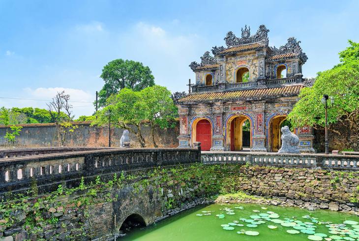 Imperial Citadel i Hue, Vietnam