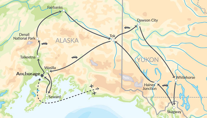 Villmarksruten med bobil i USA