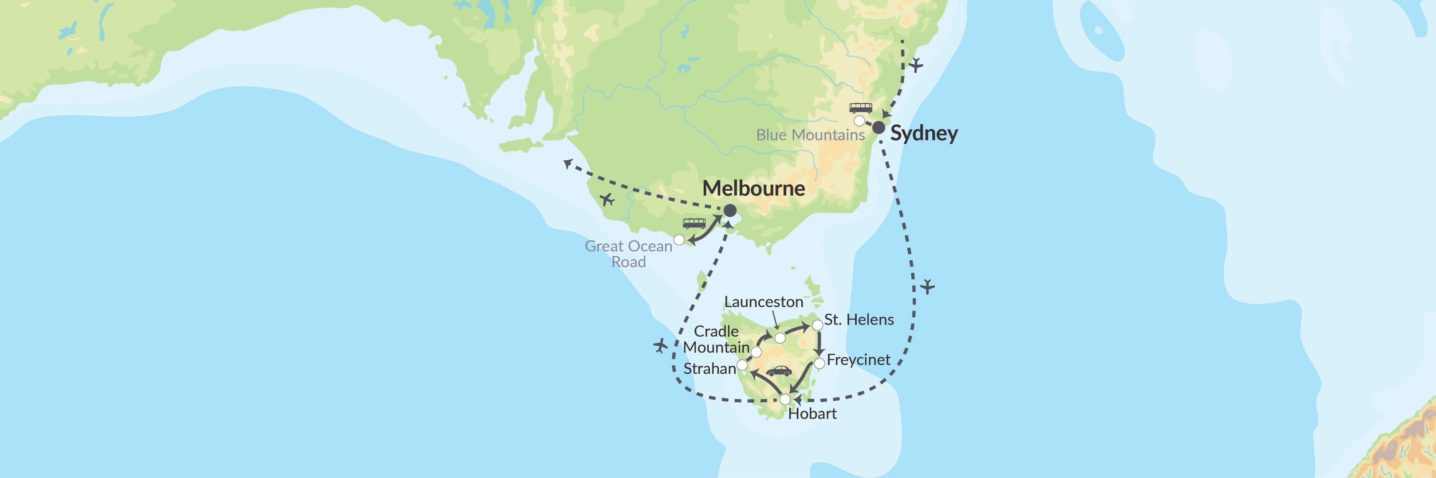 78610 Sydney, Melbourne Og Kør Selv Ferie På Tasmanien