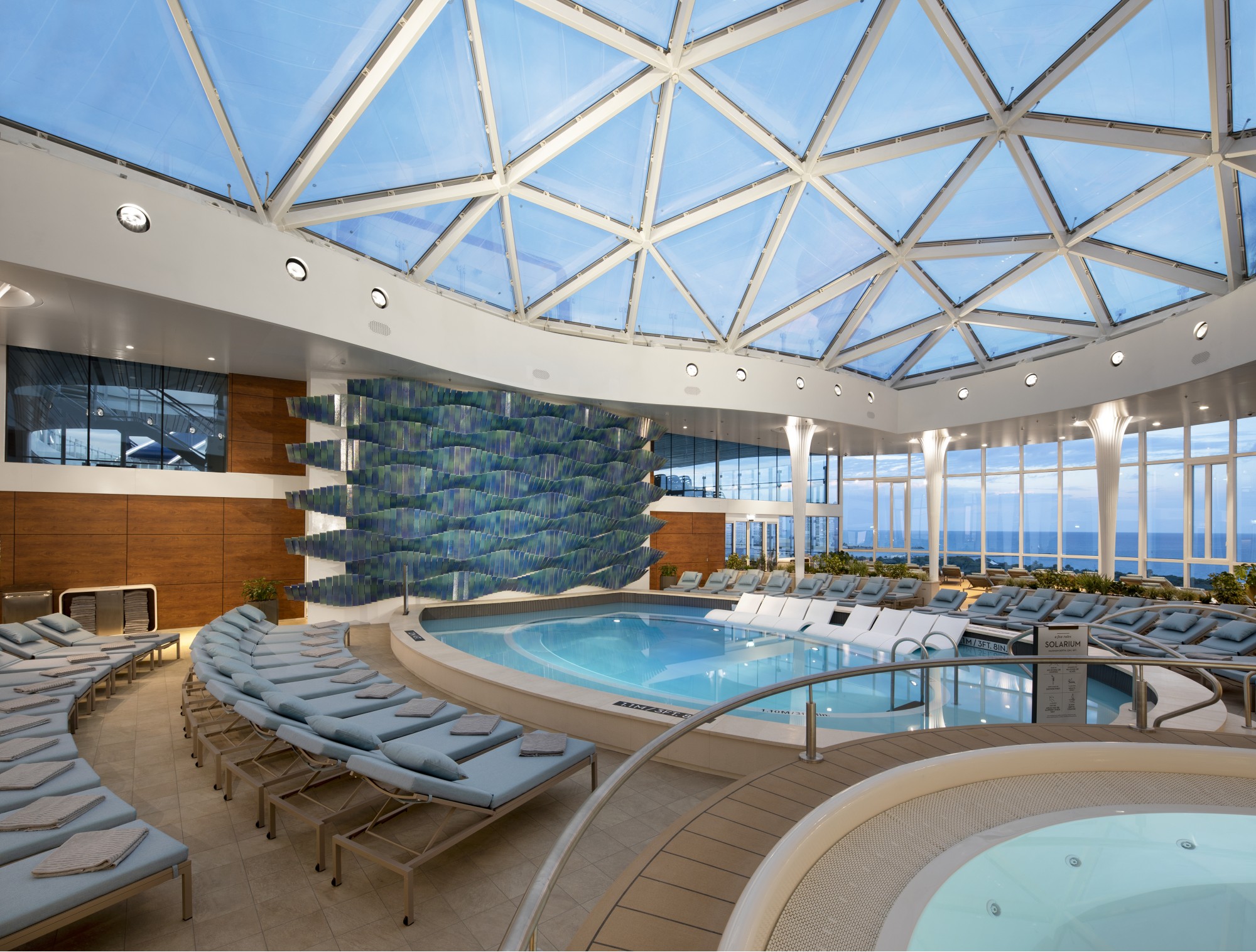 The Solarium om bord Celebrity Edge - kun for voksne