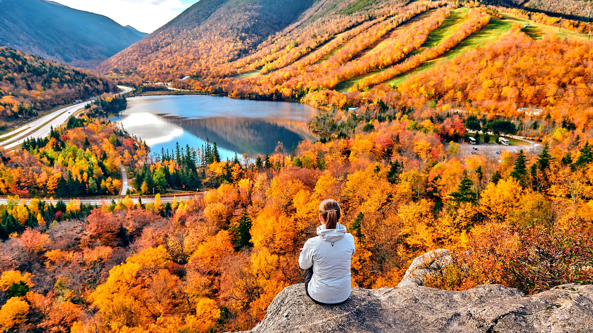 USA Echo Lake White Moountains Shutterstock 1426038812 CUT