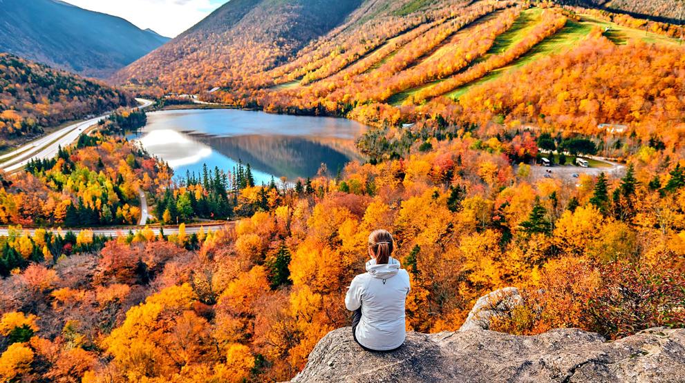 New England stråler i de vakreste farger på høsten og passer utmerket til en rundreise