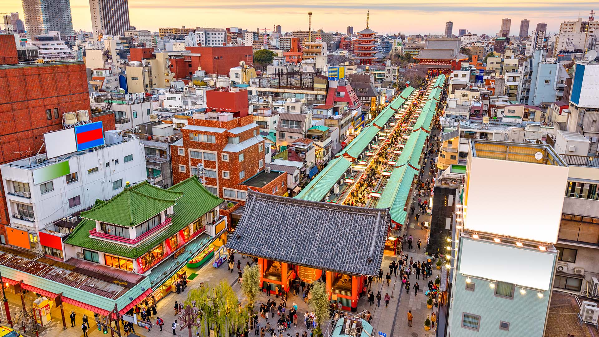 Gå på oppdagelse i Asakusa-bydelen i Tokyo