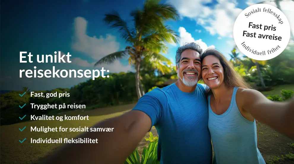 Fast pris, fast avreise | BENNS' unike reisekonsept. Hva er det?