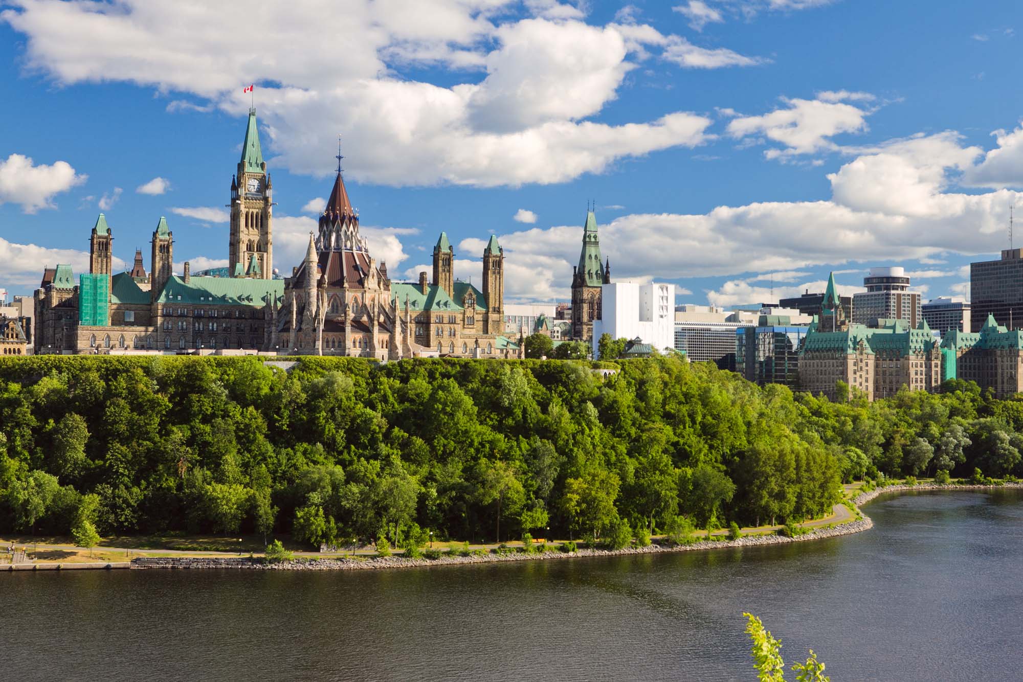 Parliament Hill er Ottawas hovedattraksjon