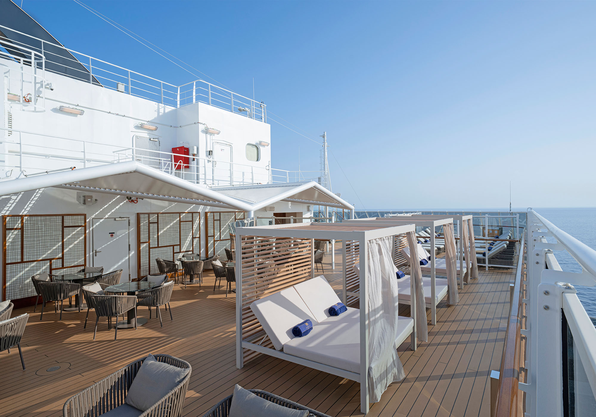 MSC Yacht Club-området er nøye tilpasset for å gi deg den høyeste graden av komfort og privatliv