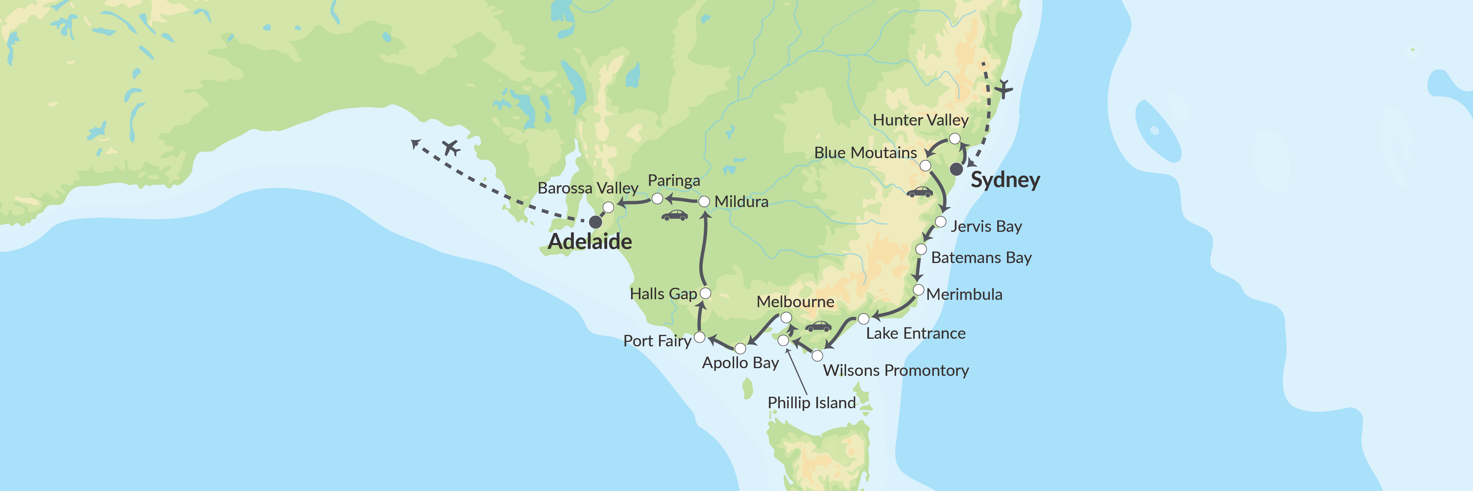 76863 Kør Selv Ferie I Det Sydlige Australien