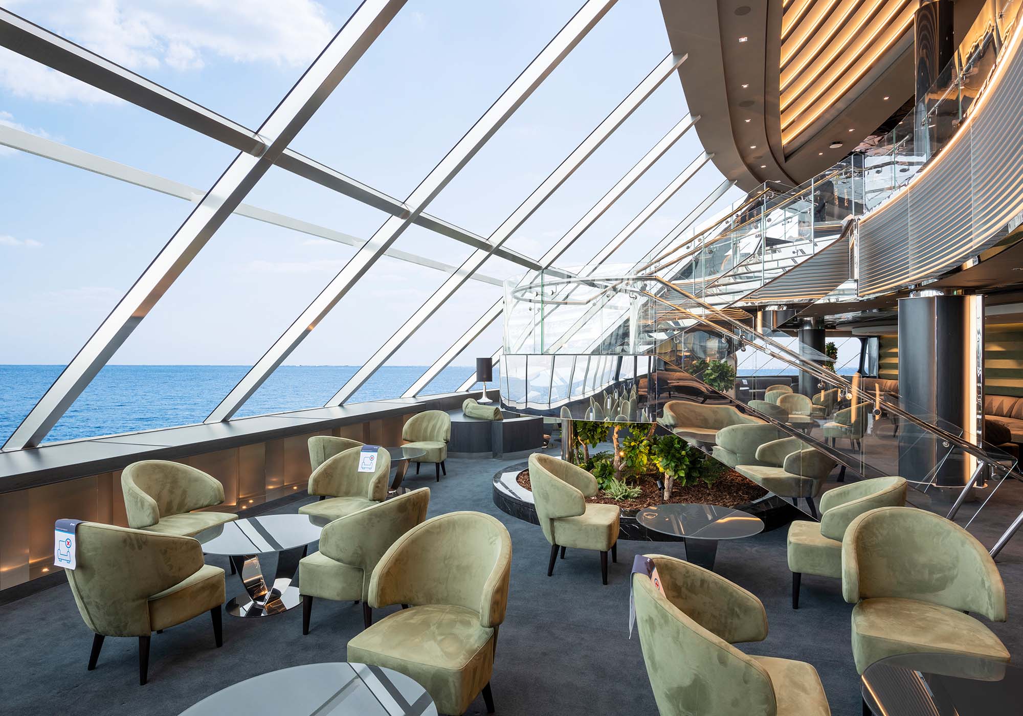 Det eksklusive området MSC Yacht Club