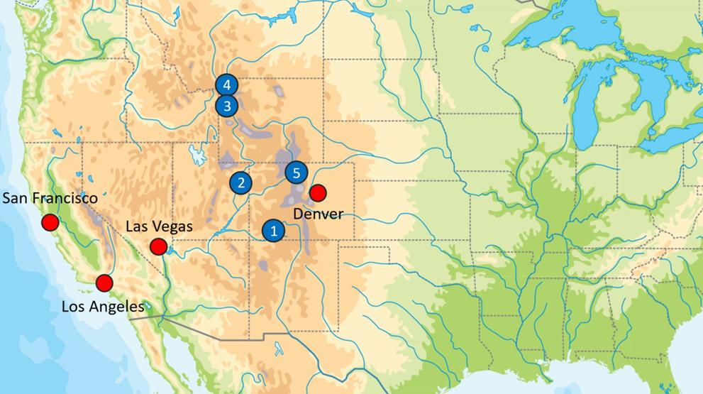 Guide til de 5 amerikanske nasjonalparkene ved Rocky Mountains